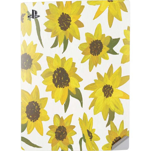 Cat Coq Sunflower Acrylic PS5 Digital Edition Console Skin